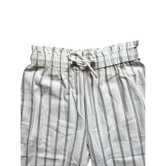 Elodie paperbag crop striped pants size L - Picture 3 of 5